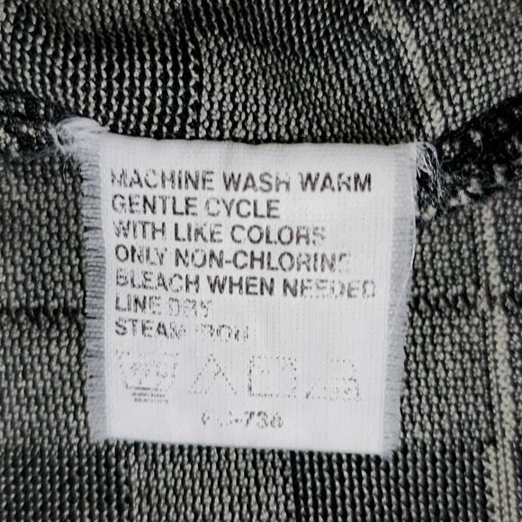 IZOD Double Mercerized Mens Cotton Checkered Polo Shirt Grey Beige Golf Size XL - Picture 8 of 9